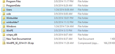 select multiple files
