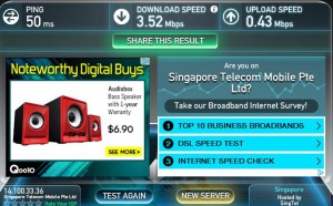 3G speed test