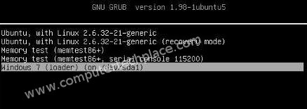 Ubuntu bootloader