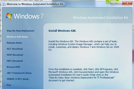 Waik-install-menu
